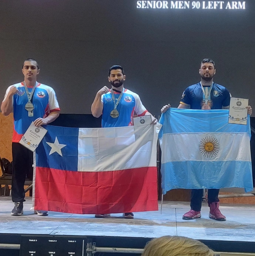 Franco Bustos representará a la Argentina en el Campeonato Sudamericano de Lucha de Brazos