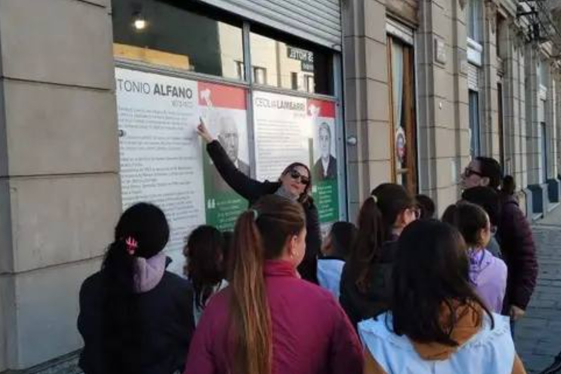  Estudiantes de la EP N° 30 recorrieron la ciudad en el marco de un proyecto educativo