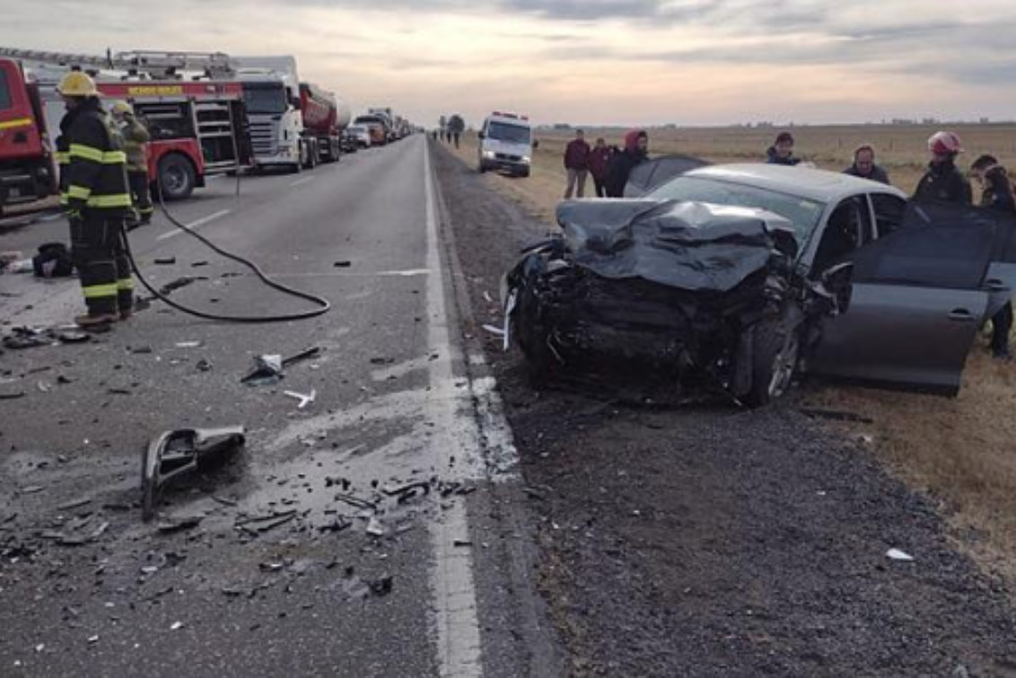   Fatal accidente en Ruta 3: dos olavarrienses perdieron la vida