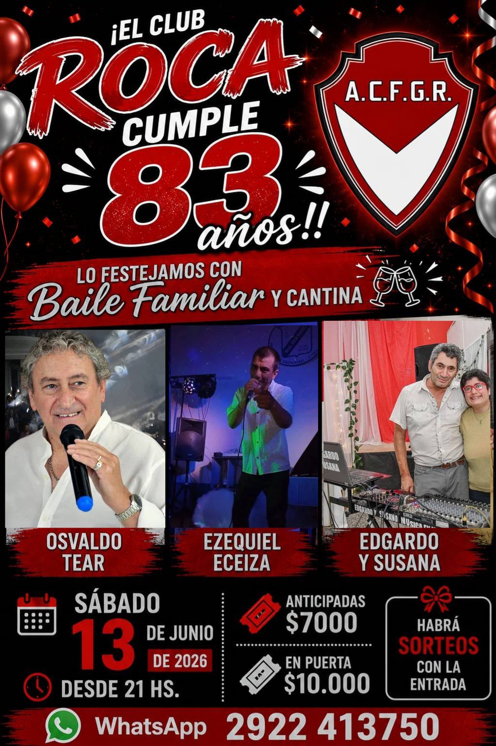 Club Roca celebra su 83° Aniversario con un calendario lleno de actividades, inclusión y comunidad