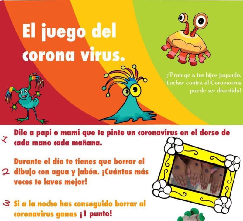 Para concientizar: el juego del Coronavirus