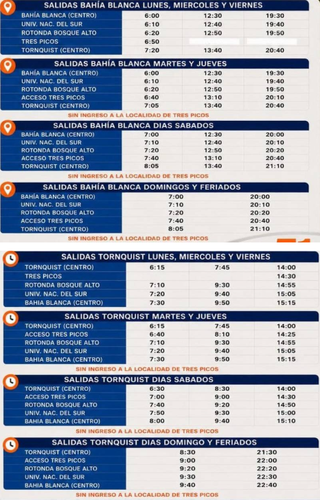 Vía 51 comenzará a prestar el servicio entre Bahía Blanca y Tornquist a partir de Julio