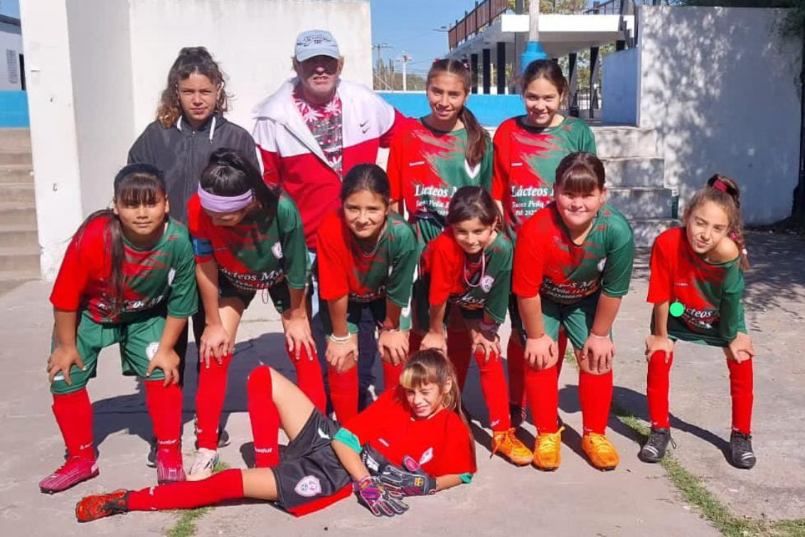 Las chicas del Sub 15, felices