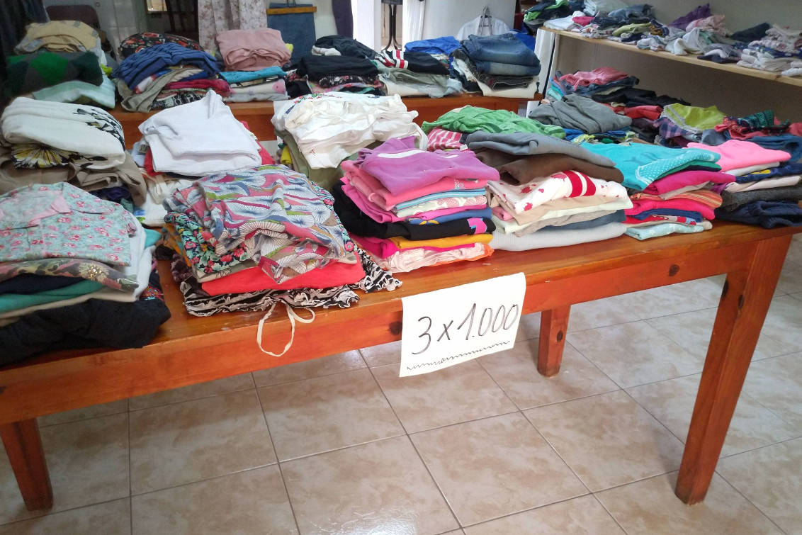 Este miércoles nueva feria de ropa