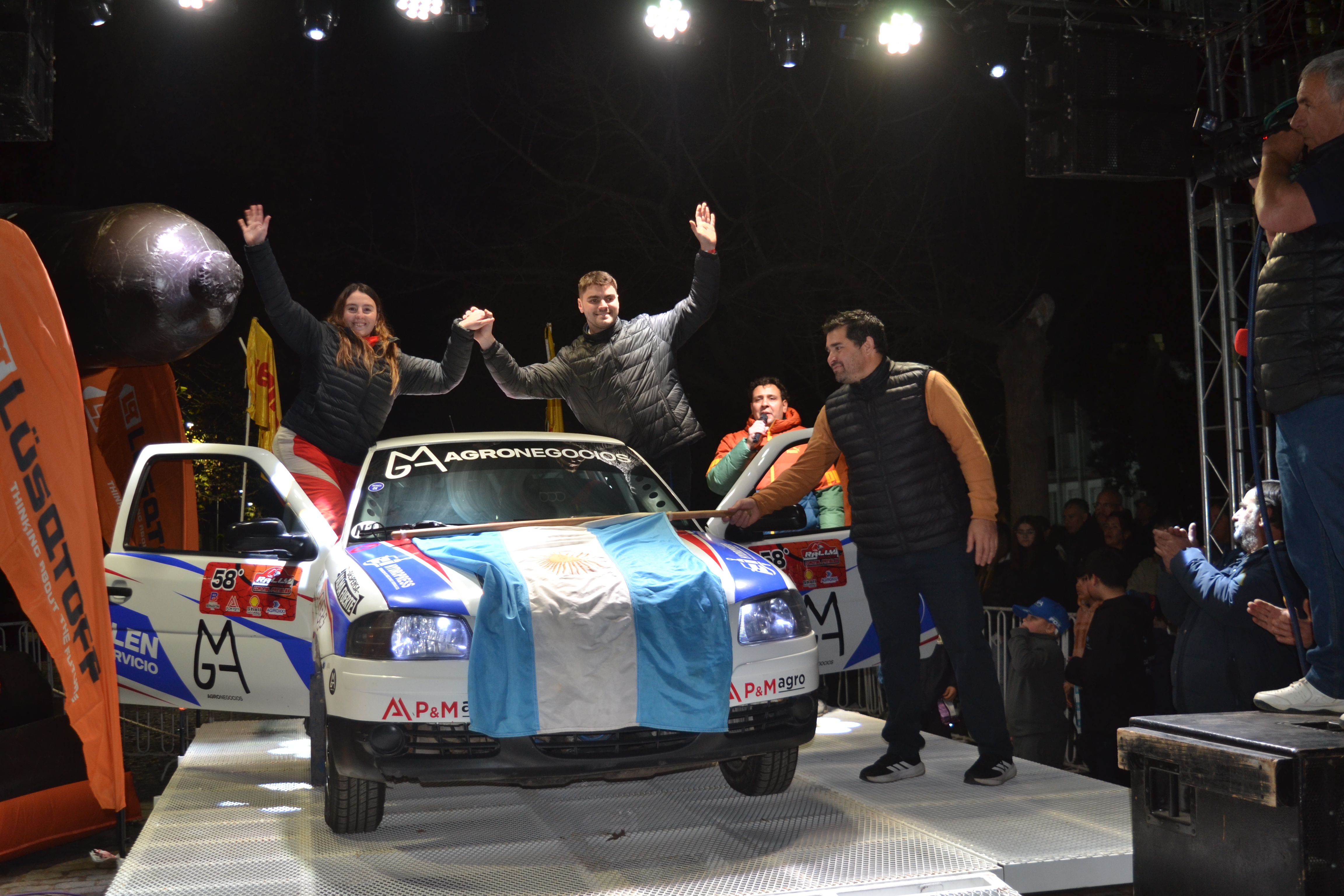 Con la largada simbólica, comenzó la 58ª edición del Rally Ciudad de Coronel Pringles