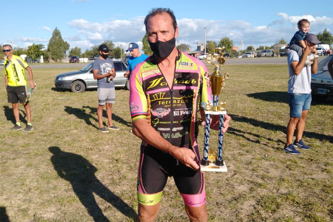 El ciclista de Pringles ganó en Benito Juárez