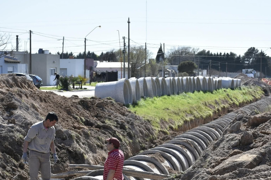  Se completó una nueva etapa con la colocación de tubos