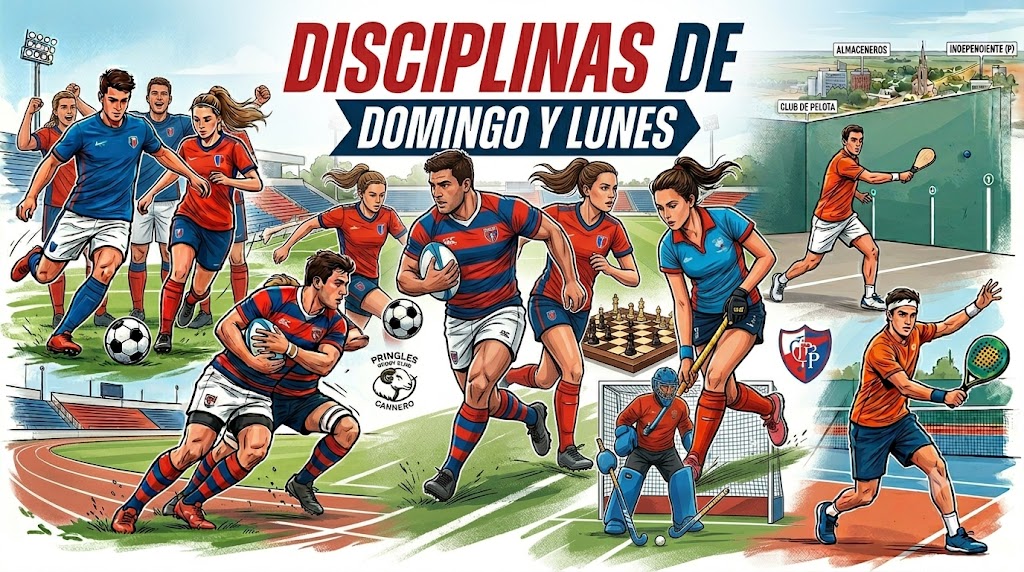 Mucha acción para los clubes y atletas de Pringles