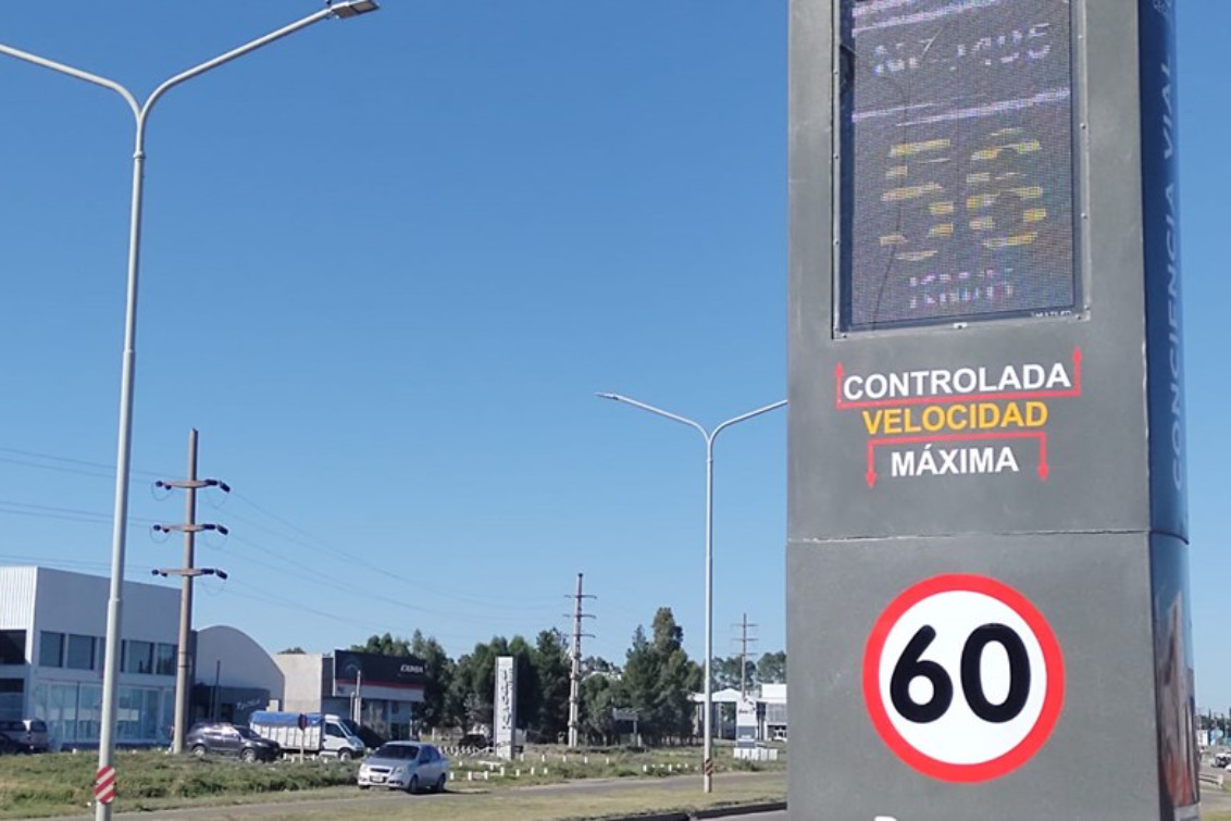  Colocaron dos nuevos radares de velocidad en distintos sectores de Bahía Blanca