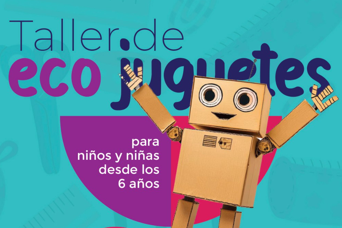 Este jueves se realiza el taller de Eco Juguetes para niños