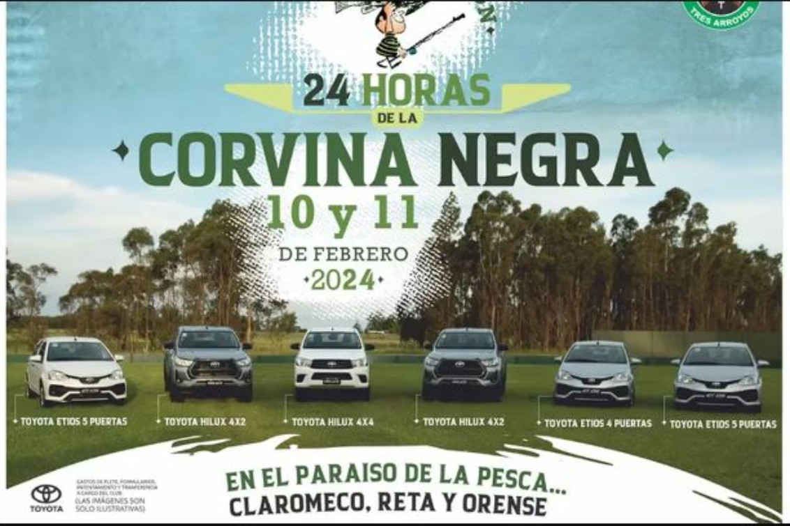 24 Horas de la Corvina Negra 2024: Club Cazadores a pleno con las inscripciones  