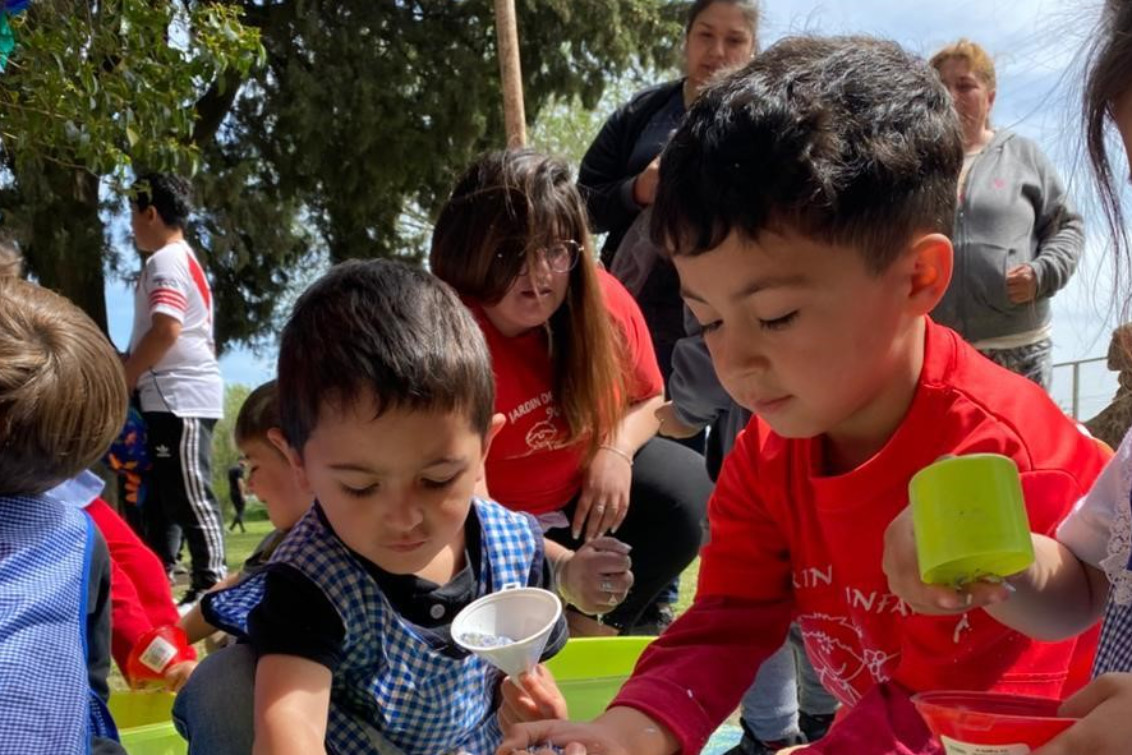 Primer encuentro de “Infancias en Red” en la Estación Roca