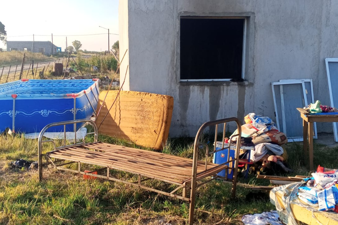 Importantes pérdidas materiales en una vivienda de Belgrano y 23