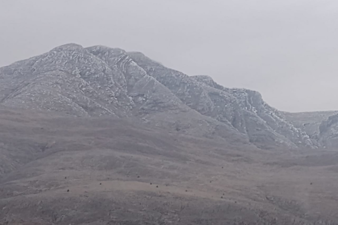 Comarca serrana: Leve Nevada en los cerros
