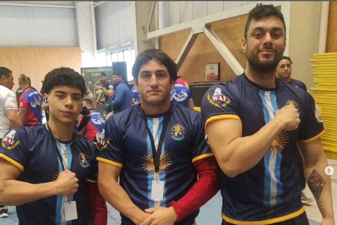   Tres pringlenses compitieron en el Panamericano de Lucha de Brazos
