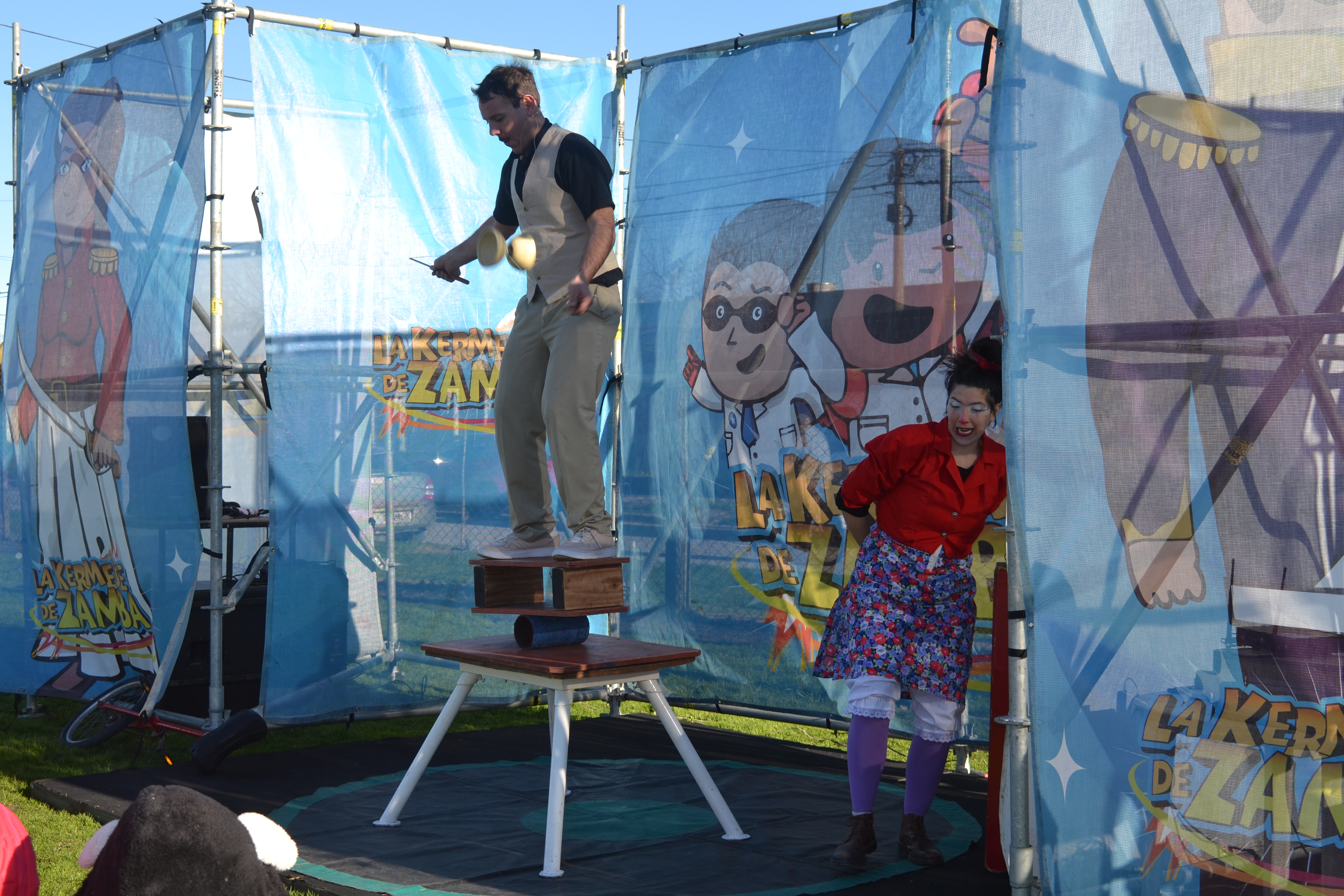 Juegos, historia y diversión: La Kermesse de Zamba pasó por Coronel Pringles