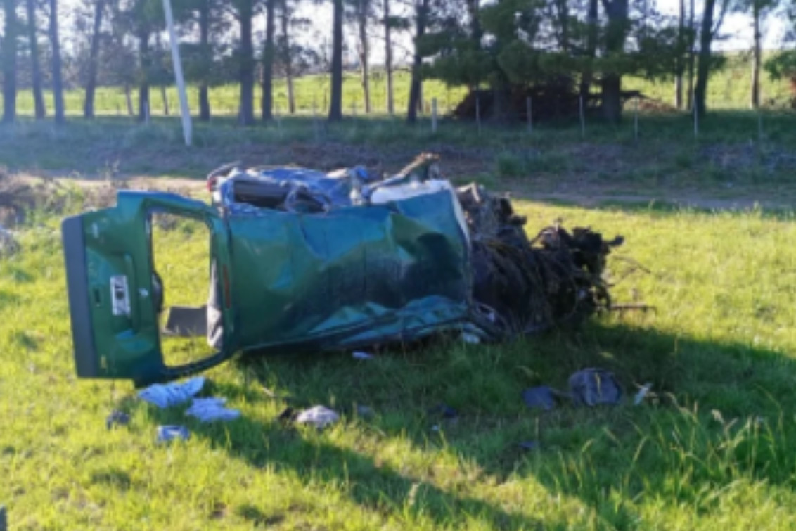  Ruta 3 sur: un joven murió al chocar un camión y un utilitario