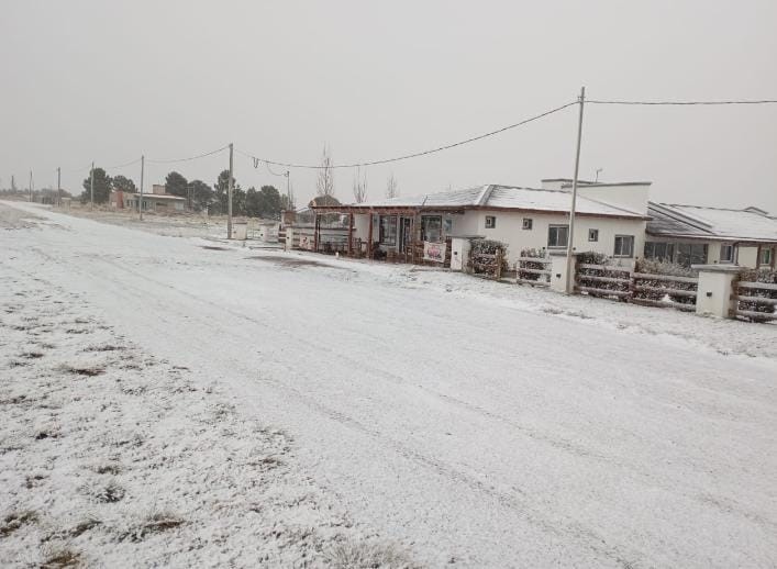  La nieve volvió a Sierra de la Ventana y regaló una postal soñada