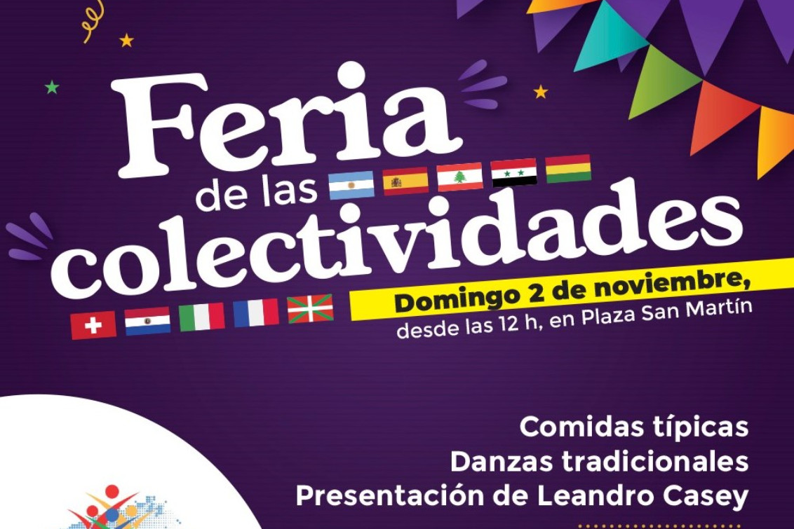  La Feria de las Colectividades invita a disfrutar los sabores del mundo en la Plaza San Martín