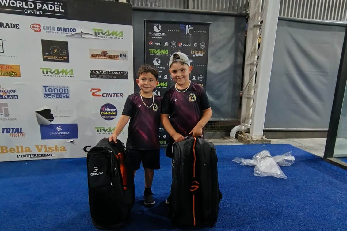 Dos pibes que pisan en grande