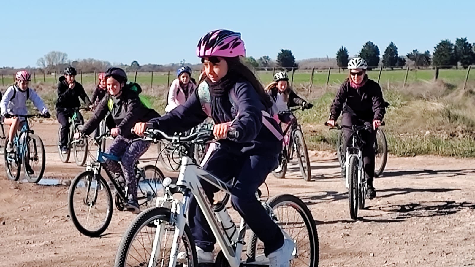 Gran bicicaminata familiar