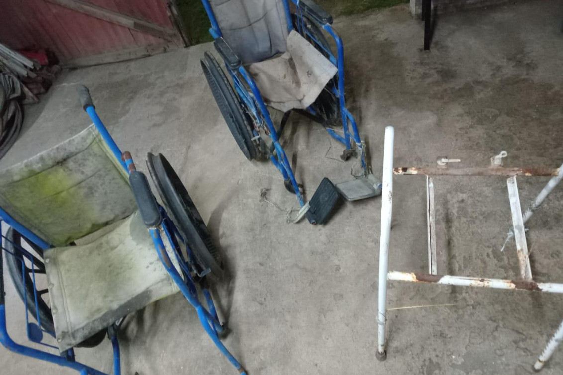 Hallan 2 sillas de ruedas del voluntariado Palmiro Vanoli en un contenedor