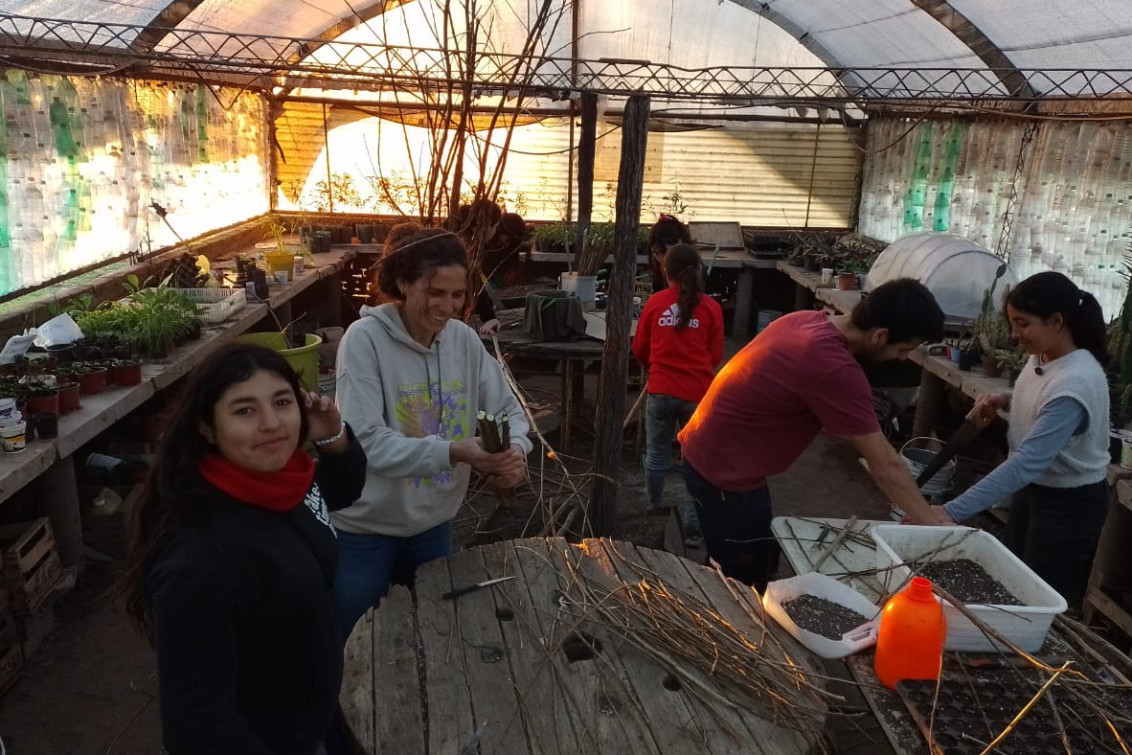 Llegaron las plantas para el CEPT Nº 3 a través del PIAF