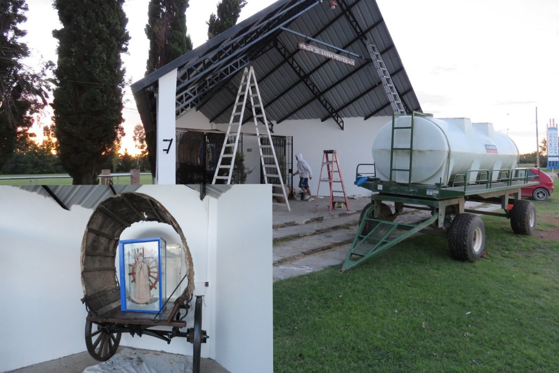  La comunidad pringlense celebrará a la Virgen de Luján con la restauración de la Ermita de Ruta 51