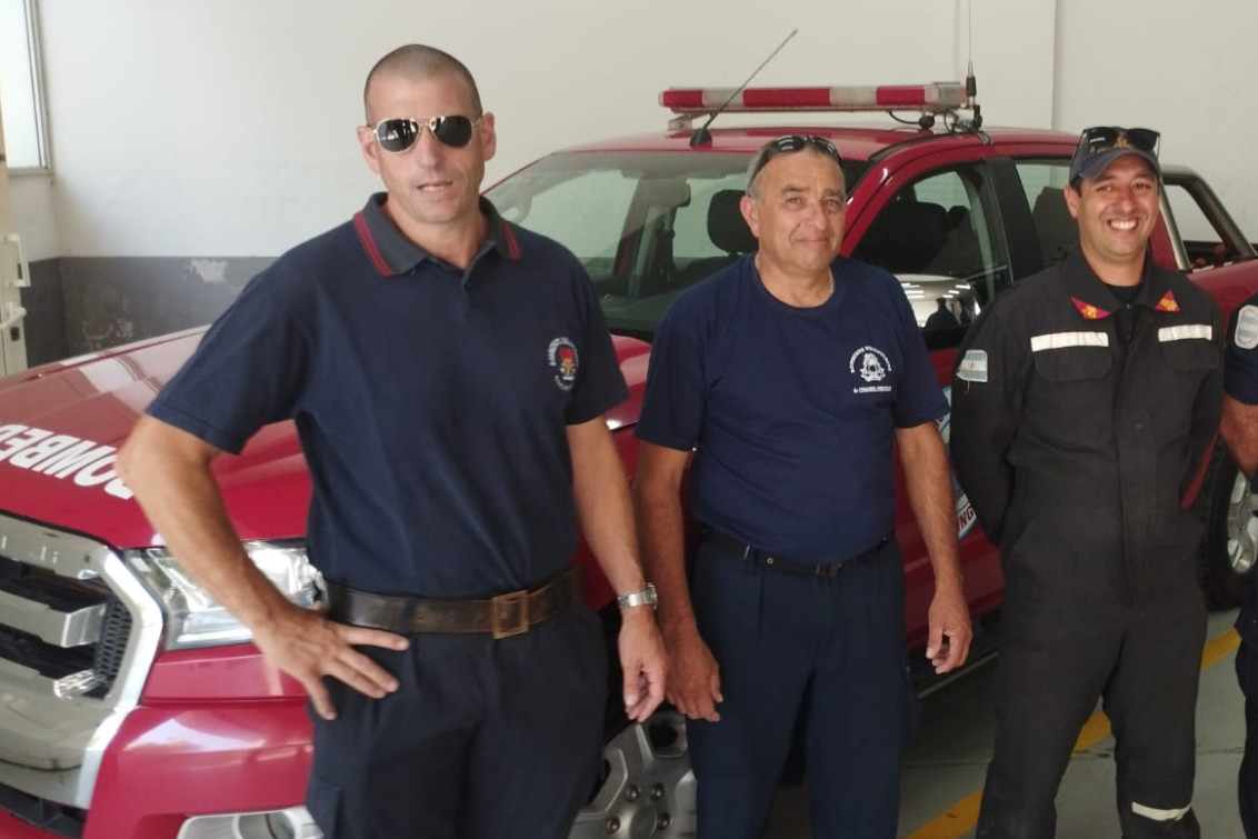 “Es una experiencia más, que suma a mi trayectoria en bomberos