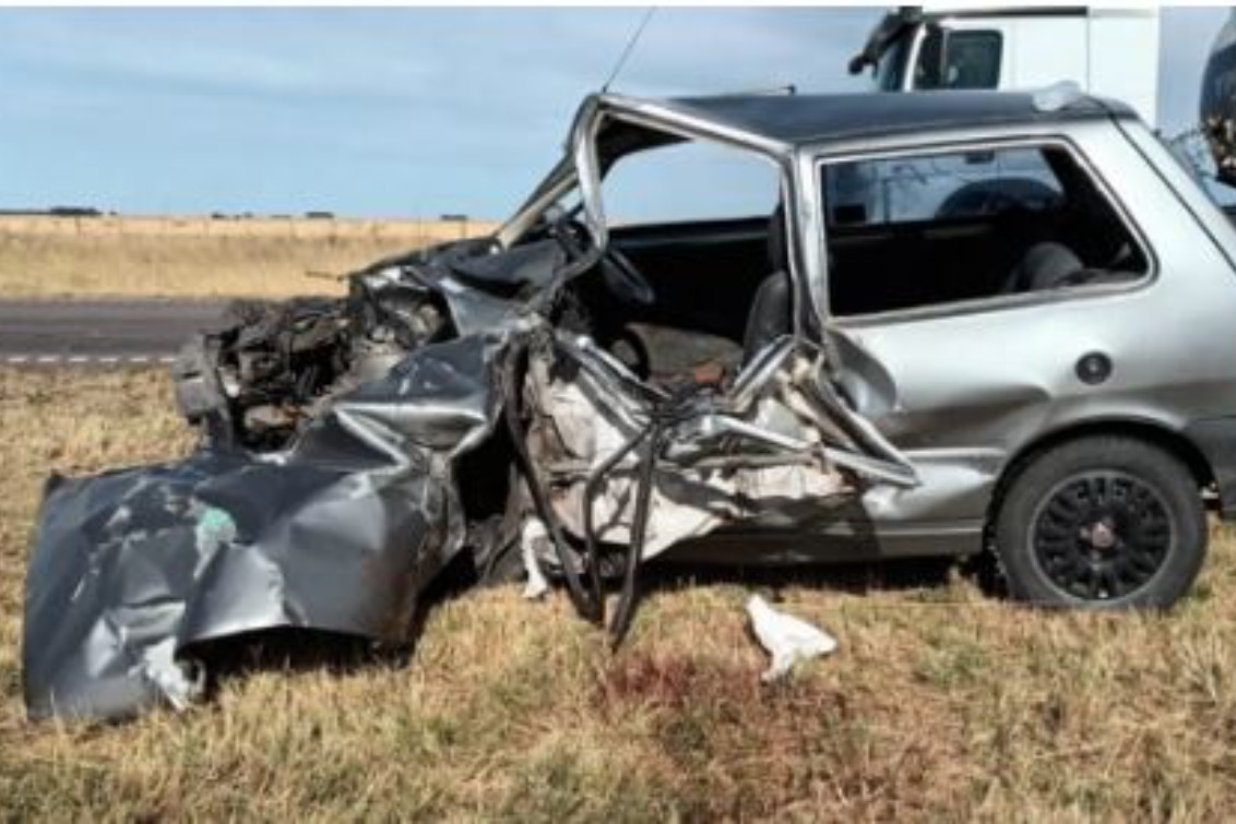 Fuerte choque en la ruta nacional 33, cerca de Tornquist