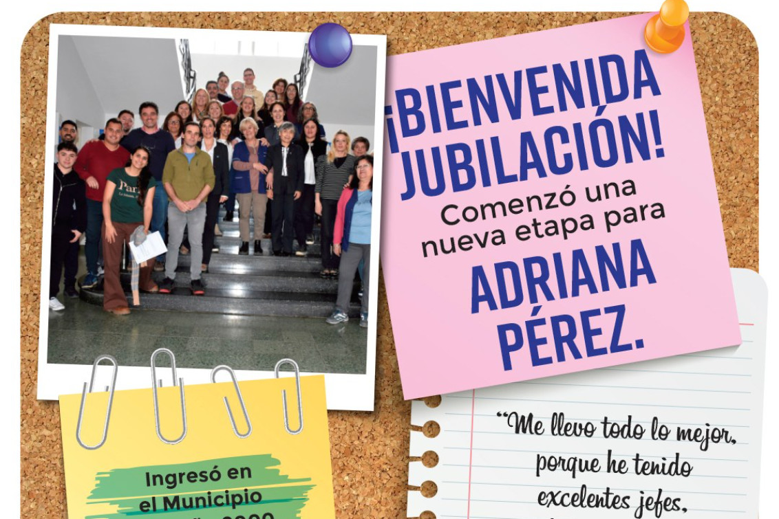  Adriana Pérez cierra una etapa de 25 años en el Municipio