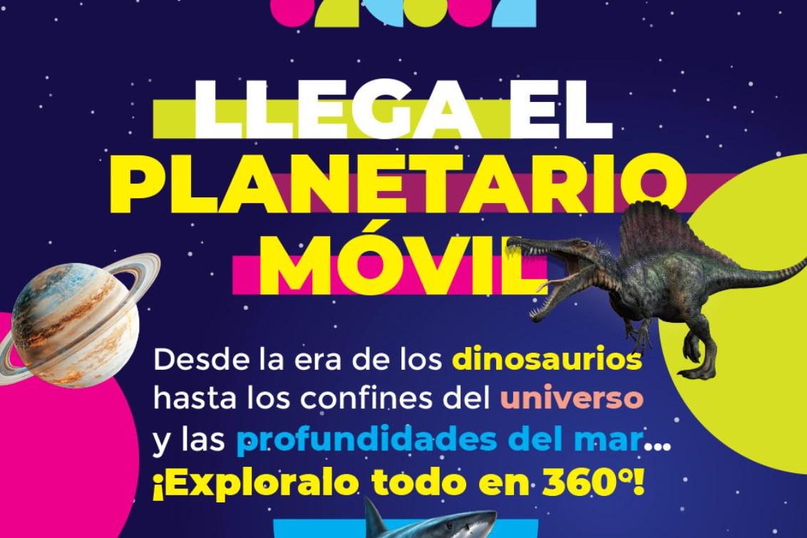 El Planetario Móvil vuelve a Coronel Pringles con un viaje en 360° por el universo y la prehistoria