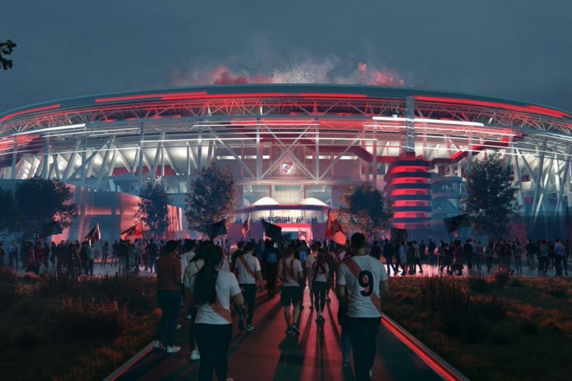Histórico: Stefano Di Carlo confirmó la ampliación del estadio Monumental