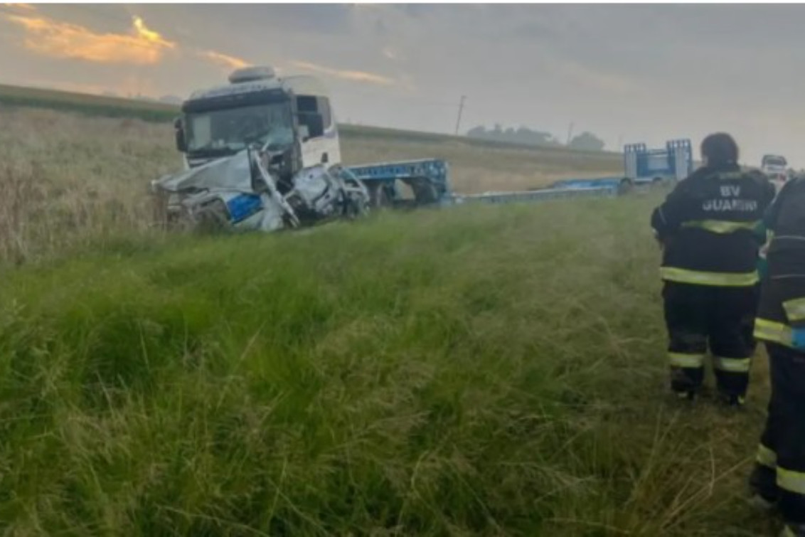   Guaminí: otro choque frontal con tres muertos en la Ruta nacional 33