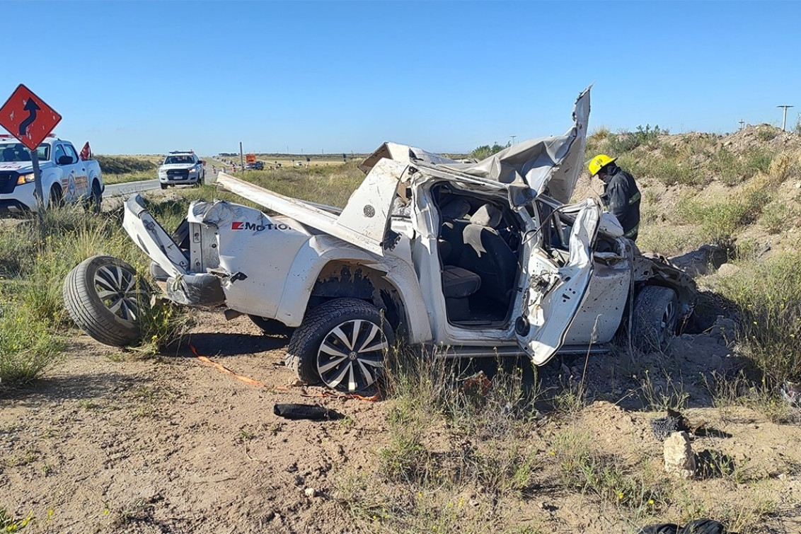  Un joven pringlense perdió la vida en un vuelco en la Ruta N° 33