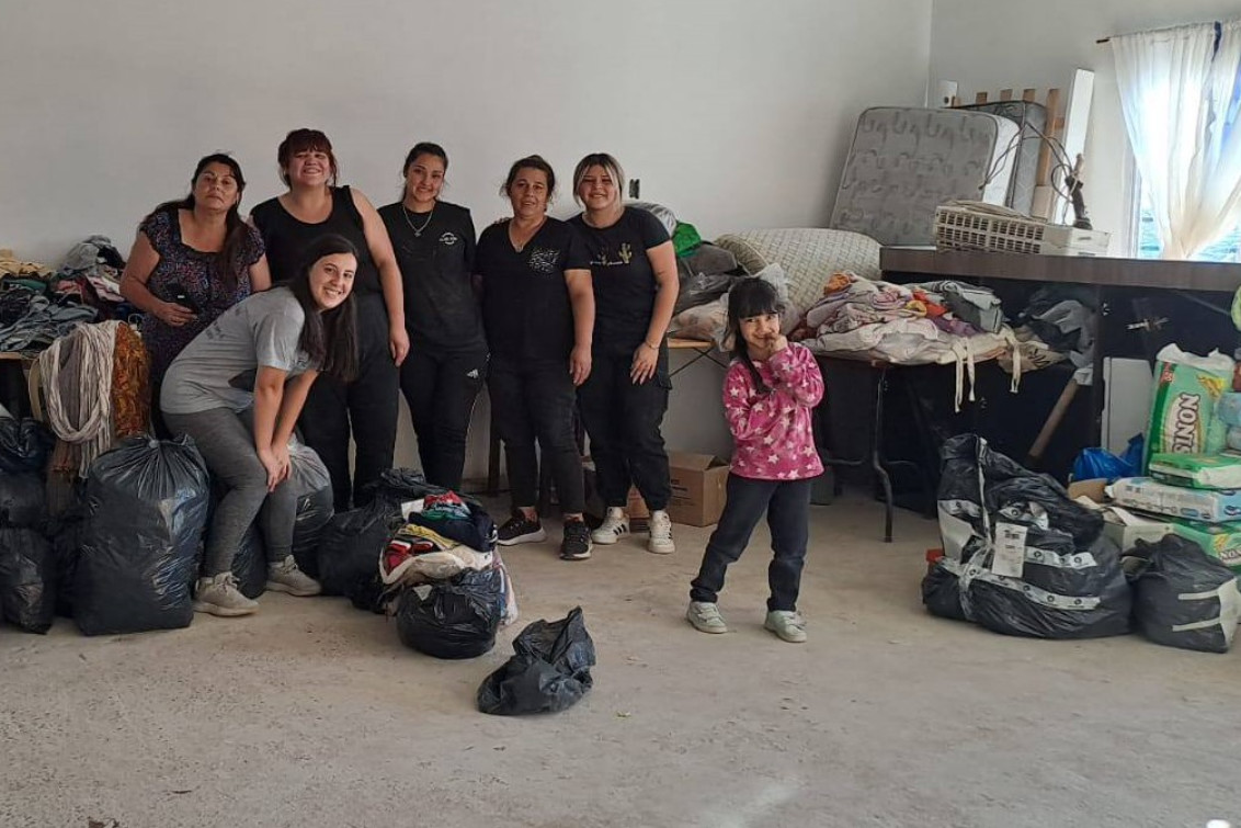  Enfermeros organizaron una colecta para damnificados en temporal de Bahía Blanca
