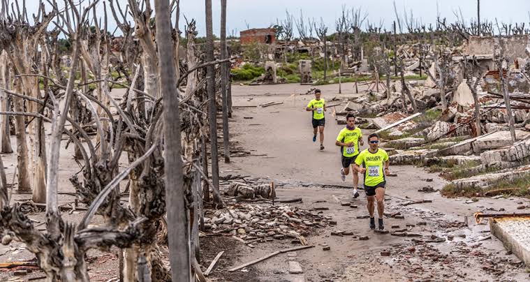 Lucas Negro y Andrea Changazzo reinaron en los 21K de la Vuelta al Lago Epecuén