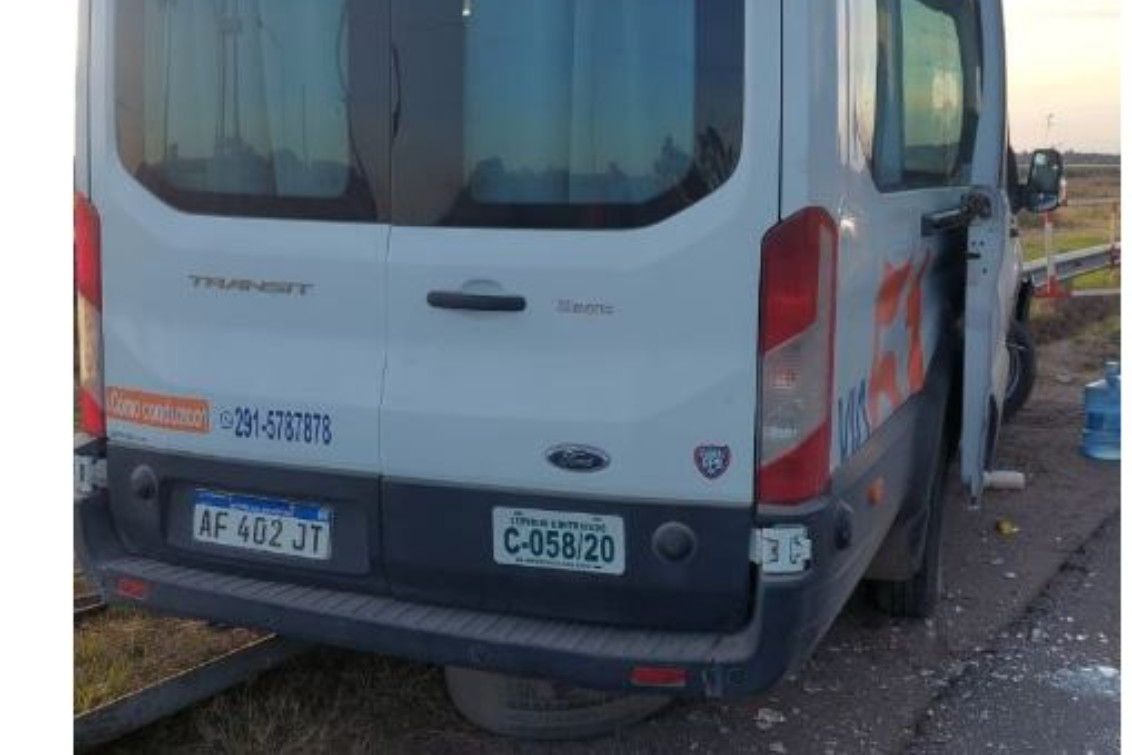  Punta Alta: un chofer profesional y dos pasajeros hospitalizados tras un choque
