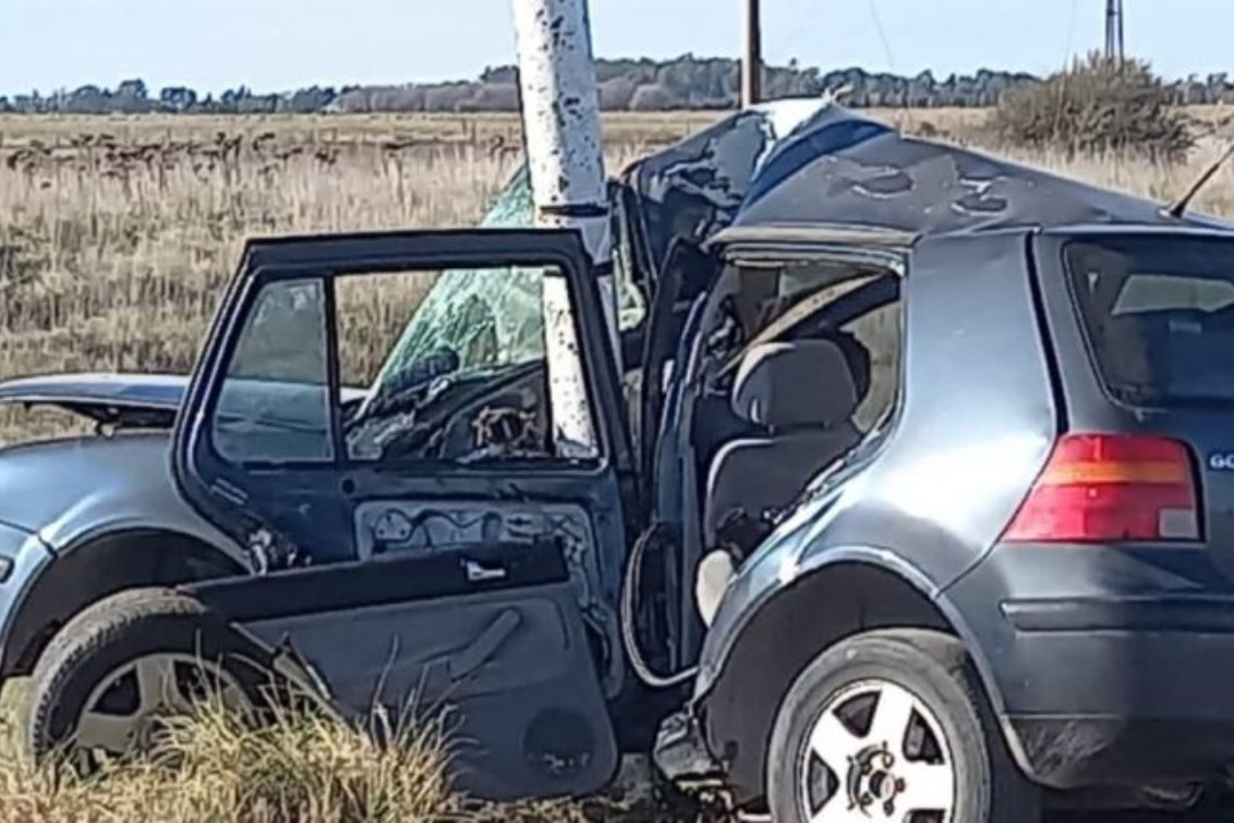  BENITO JUÁREZ: El conductor de un auto murió en un accidente en el acceso a la localidad