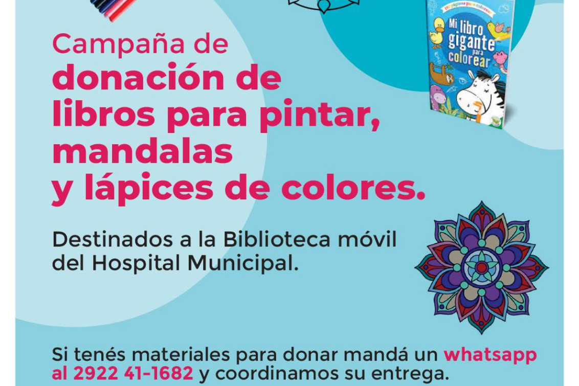 La Biblioteca Móvil del Hospital lanza campaña de donación