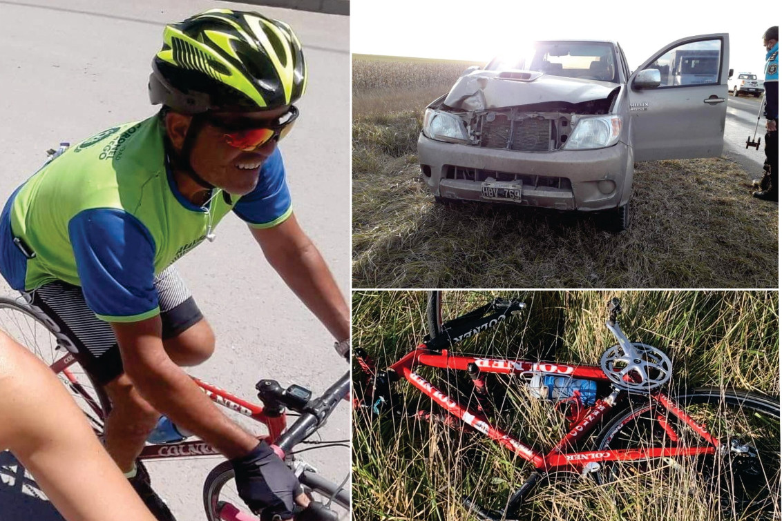 Muere atropellado un ciclista en Ruta Nº 85 entre Tres Arroyos e Indio Rico