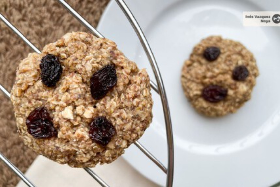   Galletas de avena en el microondas