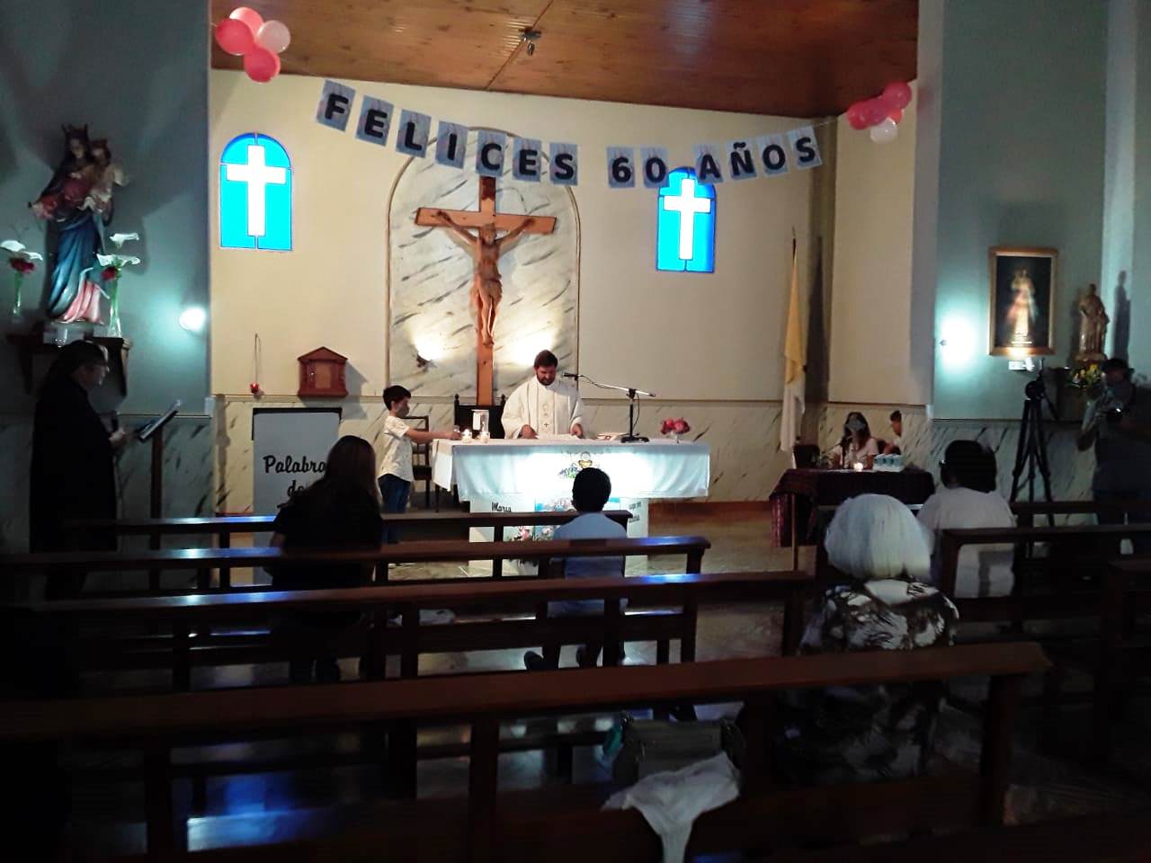  La Capilla María Auxiliadora celebró sus 60 años con una Santa Misa