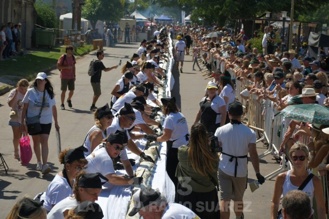El Strudel Gigante volvió a hacer historia con 105,85 metros 