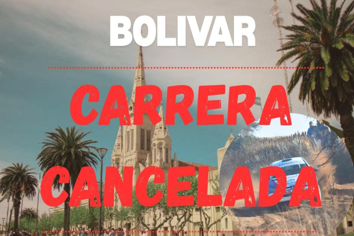 Se canceló definitivamente la fecha del Rally Bonaerense del Sudoeste en Bolívar