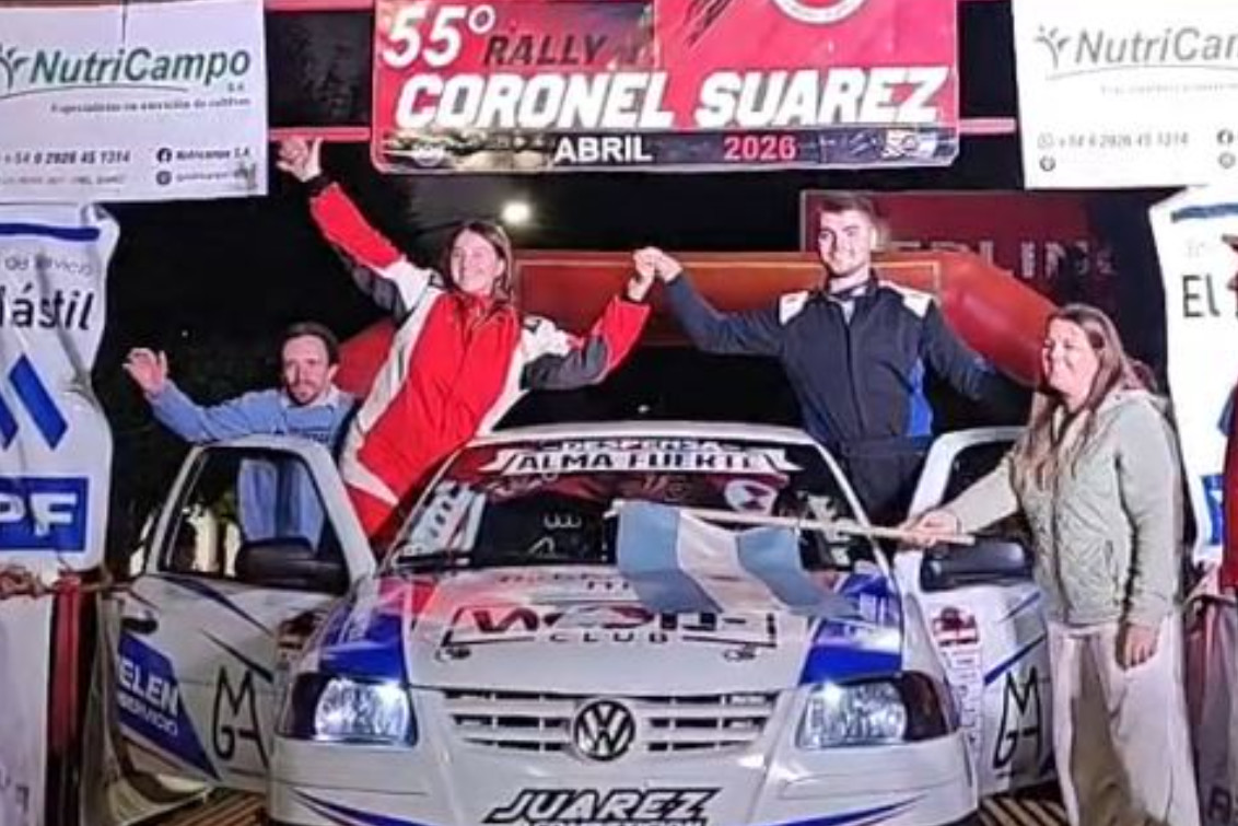  Se largó el rally de Coronel Suárez con presencia de 15 pilotos pringlenses
