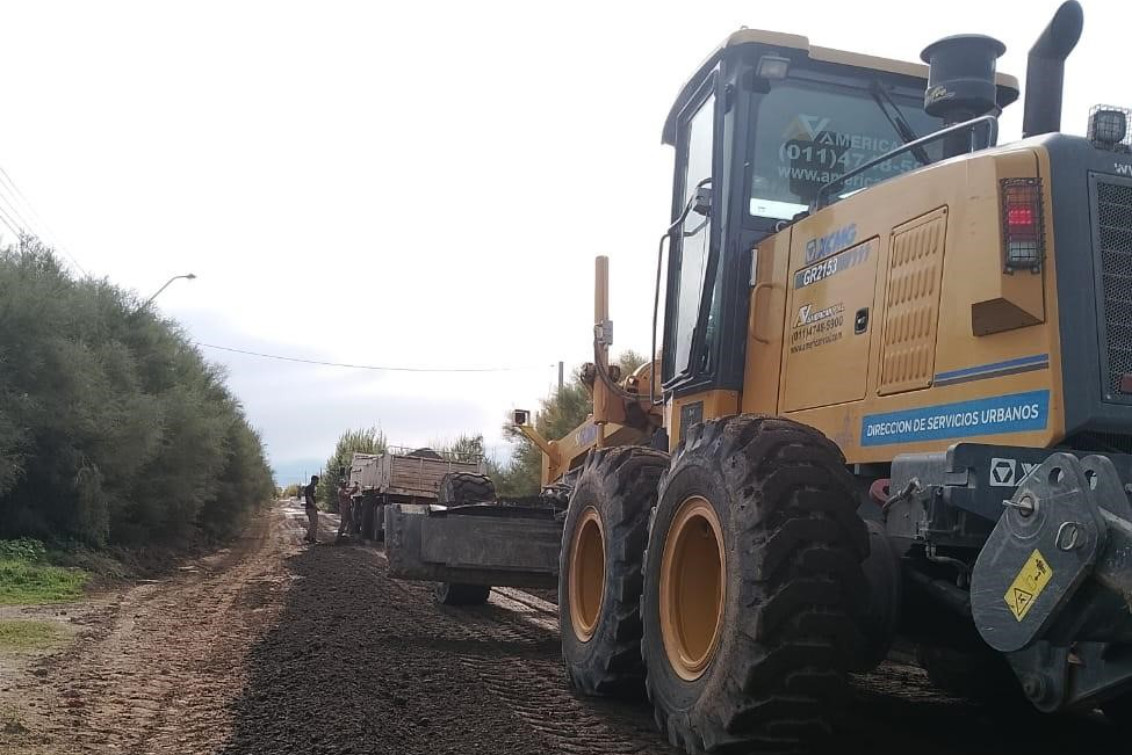 Mejoras en calle Pampa