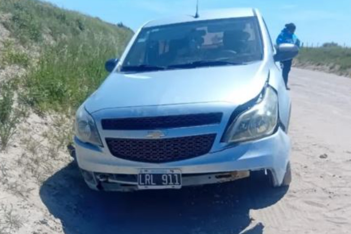 Un auto se despistó camino a Bahía San Blas