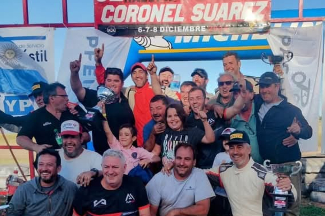  MATÍAS GONZÁLEZ SE QUEDÓ CON EL PREMIO CORONACIÓN DE RALLY DE CORONEL SUÁREZ