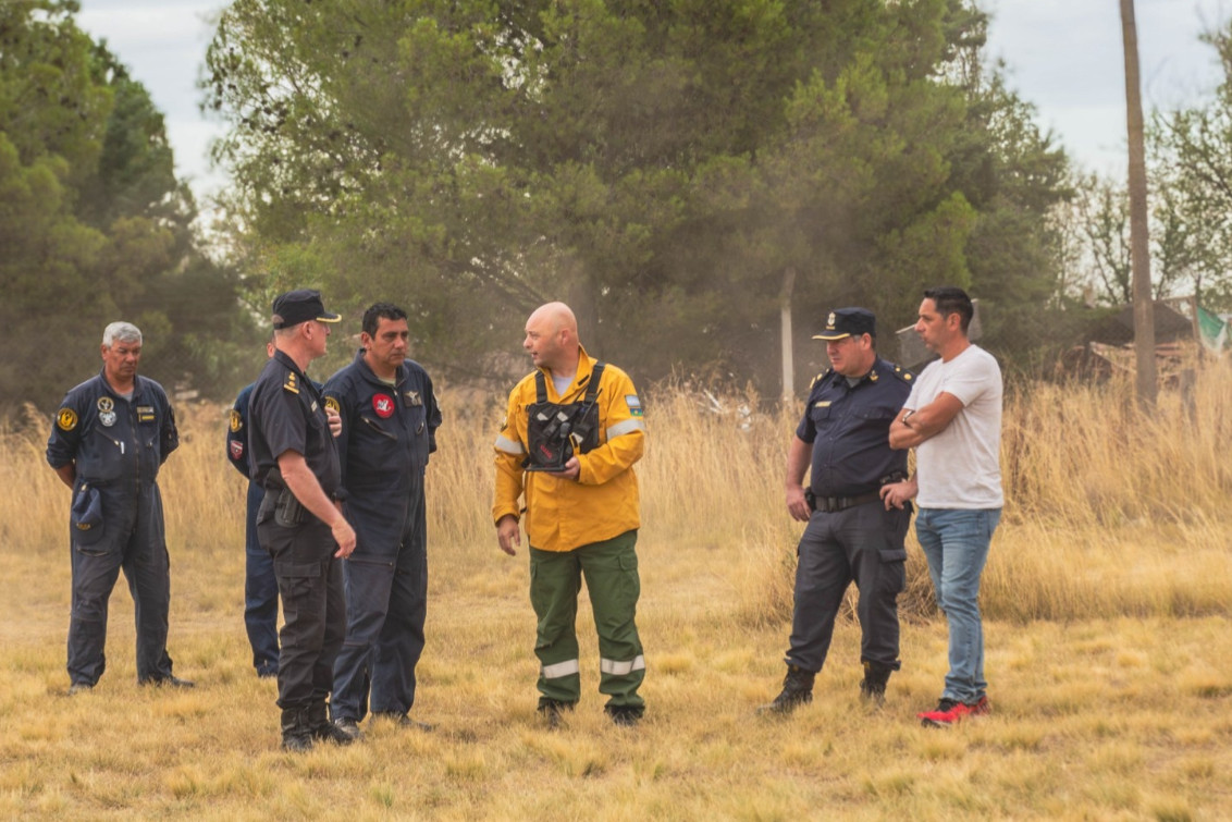 El incendio en el sector serrano está controlado